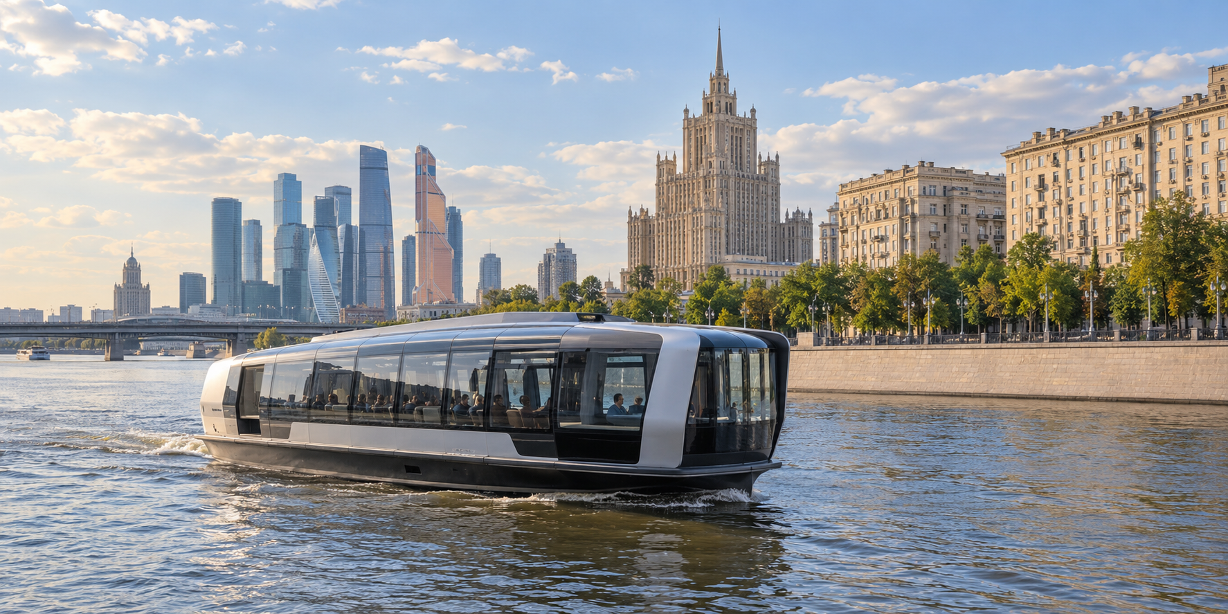 Речная прогулка по Москве на электросудне: что учесть